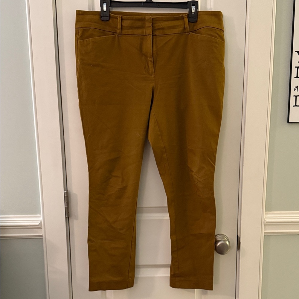 LOFT Mustard Ankle Pants